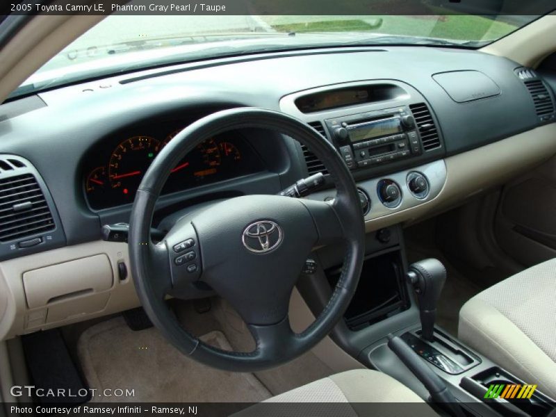 Phantom Gray Pearl / Taupe 2005 Toyota Camry LE
