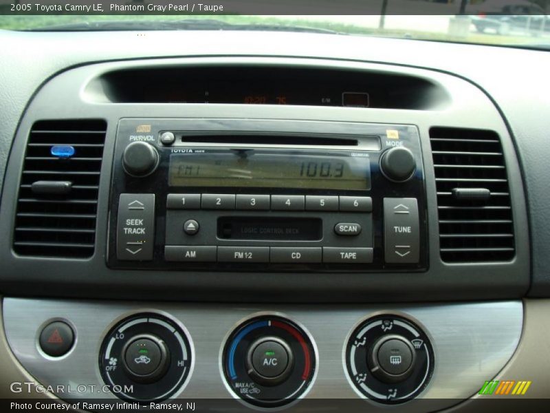 Phantom Gray Pearl / Taupe 2005 Toyota Camry LE