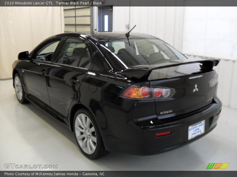 Tarmac Black Pearl / Black 2010 Mitsubishi Lancer GTS