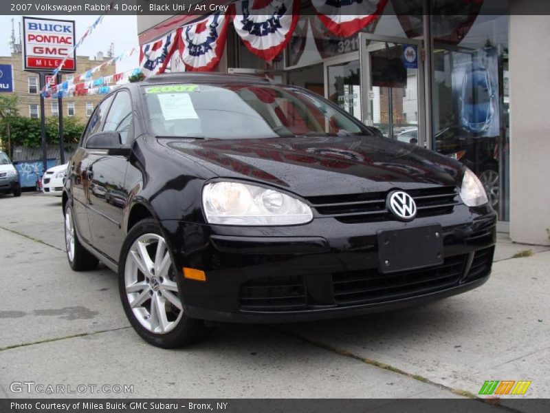 Black Uni / Art Grey 2007 Volkswagen Rabbit 4 Door