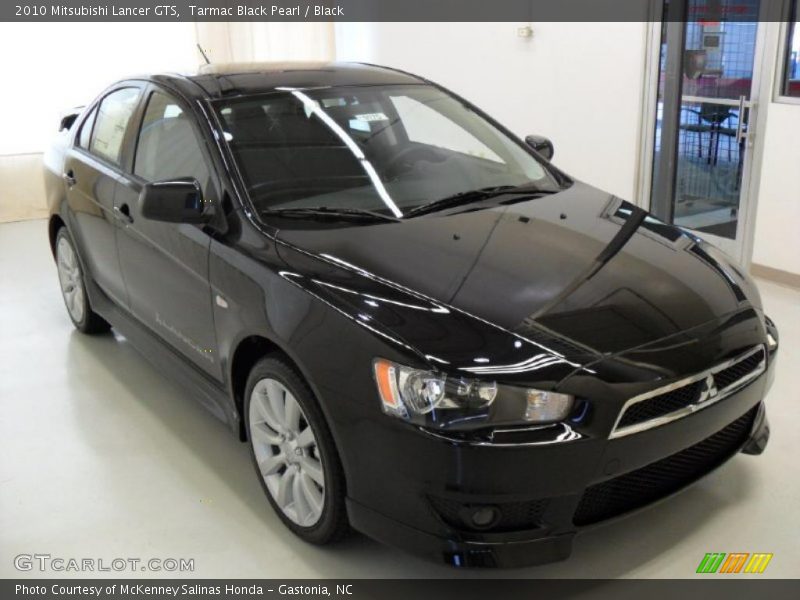 Tarmac Black Pearl / Black 2010 Mitsubishi Lancer GTS
