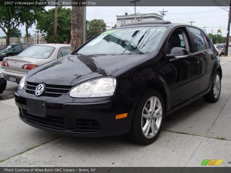 Black Uni / Art Grey 2007 Volkswagen Rabbit 4 Door
