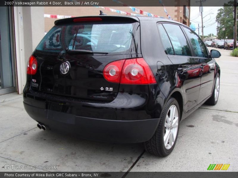 Black Uni / Art Grey 2007 Volkswagen Rabbit 4 Door