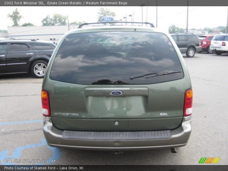Estate Green Metallic / Medium Parchment Beige 2002 Ford Windstar SEL