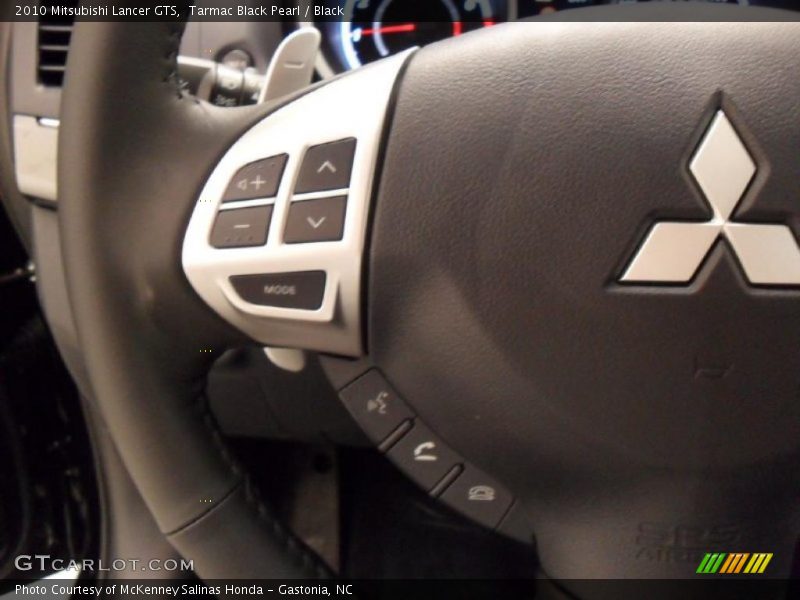 Tarmac Black Pearl / Black 2010 Mitsubishi Lancer GTS