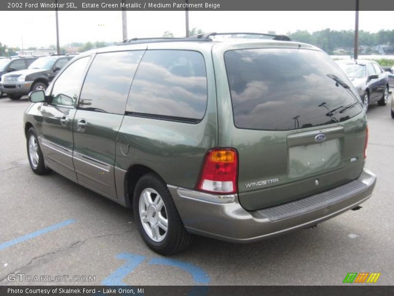 Estate Green Metallic / Medium Parchment Beige 2002 Ford Windstar SEL