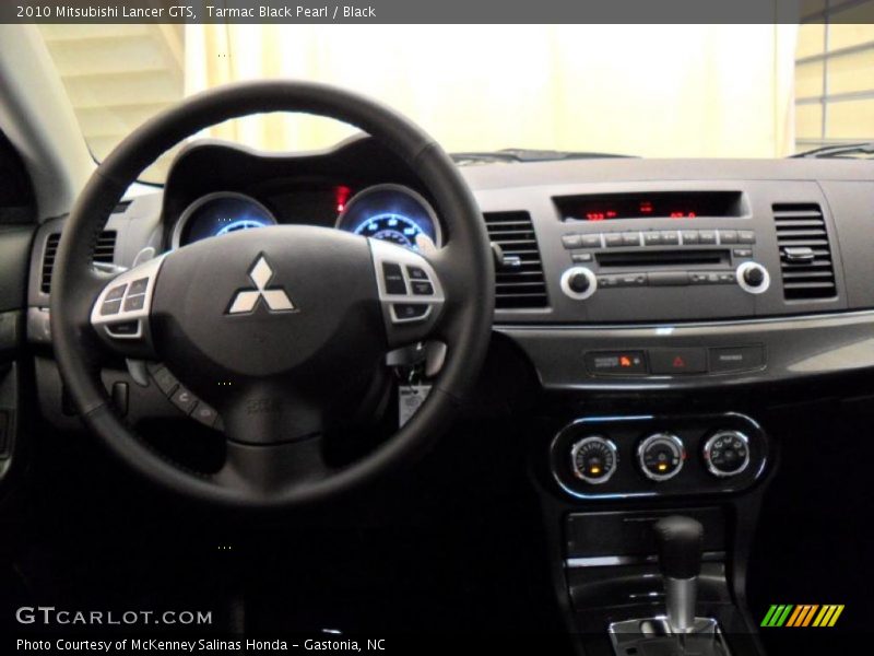 Tarmac Black Pearl / Black 2010 Mitsubishi Lancer GTS