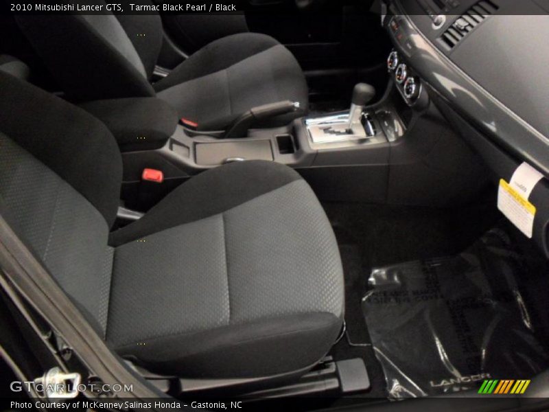 Tarmac Black Pearl / Black 2010 Mitsubishi Lancer GTS