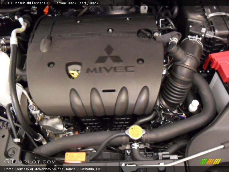 Tarmac Black Pearl / Black 2010 Mitsubishi Lancer GTS