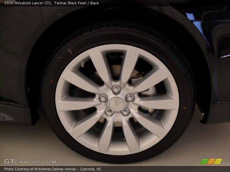 Tarmac Black Pearl / Black 2010 Mitsubishi Lancer GTS