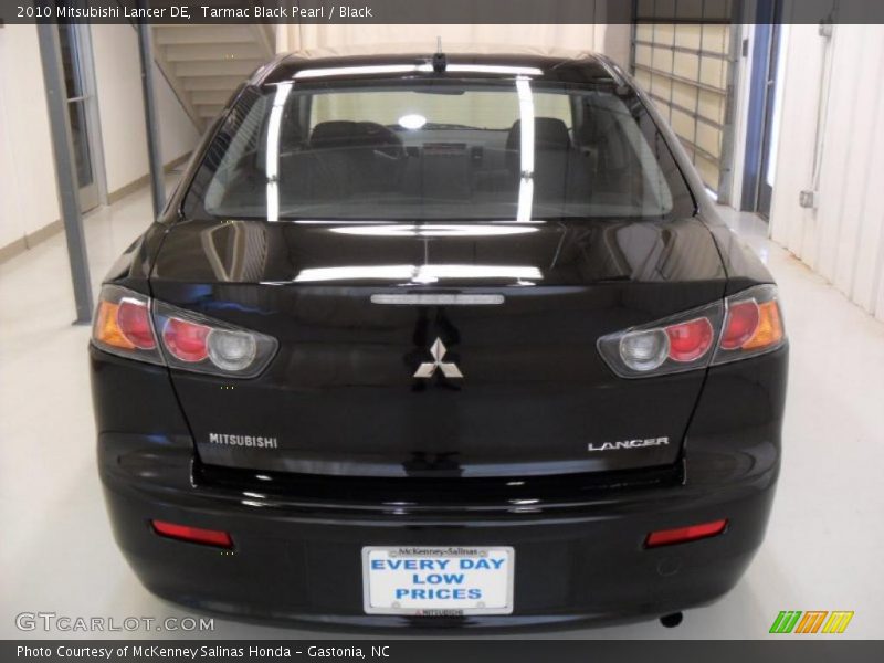 Tarmac Black Pearl / Black 2010 Mitsubishi Lancer DE