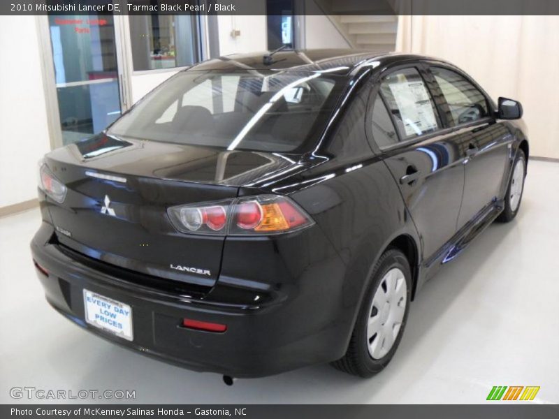 Tarmac Black Pearl / Black 2010 Mitsubishi Lancer DE