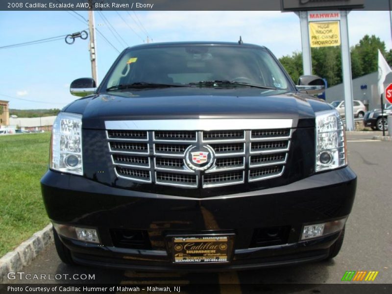 Black Raven / Ebony 2008 Cadillac Escalade AWD