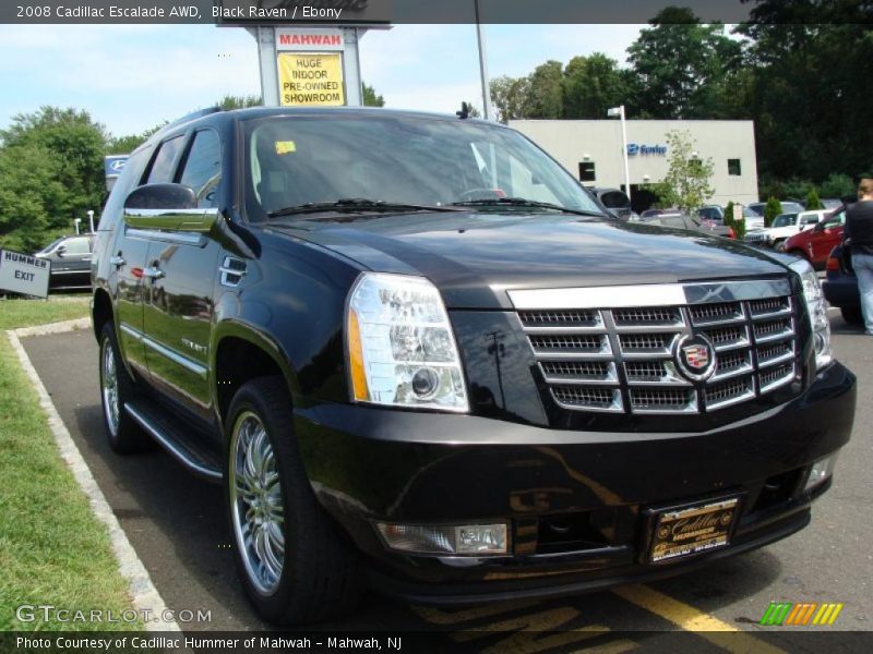 Black Raven / Ebony 2008 Cadillac Escalade AWD