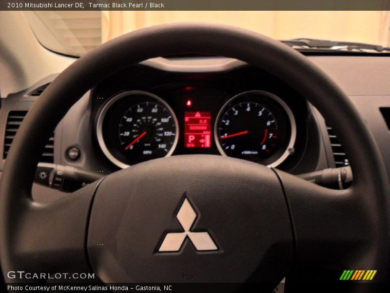Tarmac Black Pearl / Black 2010 Mitsubishi Lancer DE