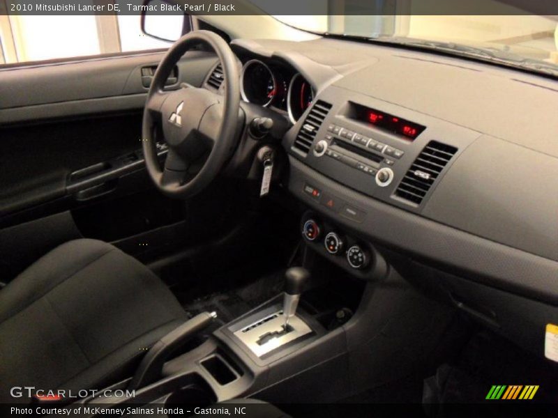 Tarmac Black Pearl / Black 2010 Mitsubishi Lancer DE