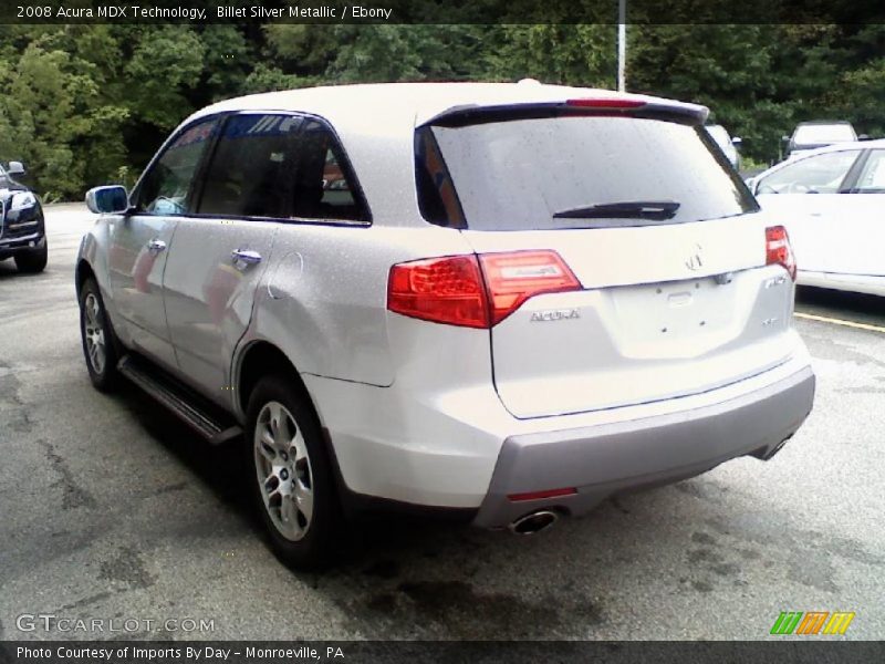 Billet Silver Metallic / Ebony 2008 Acura MDX Technology