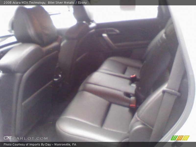 Billet Silver Metallic / Ebony 2008 Acura MDX Technology