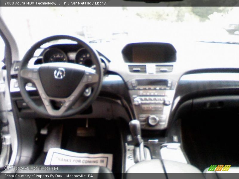 Billet Silver Metallic / Ebony 2008 Acura MDX Technology