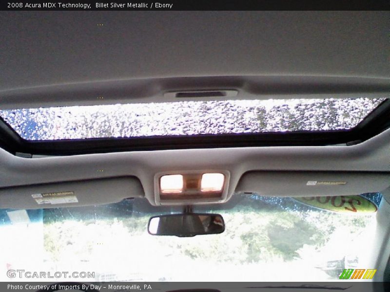 Billet Silver Metallic / Ebony 2008 Acura MDX Technology