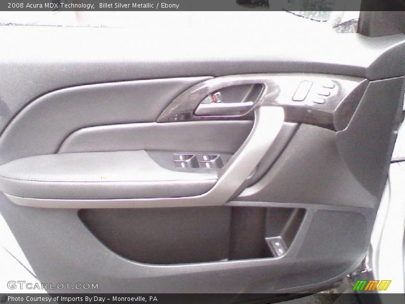 Billet Silver Metallic / Ebony 2008 Acura MDX Technology