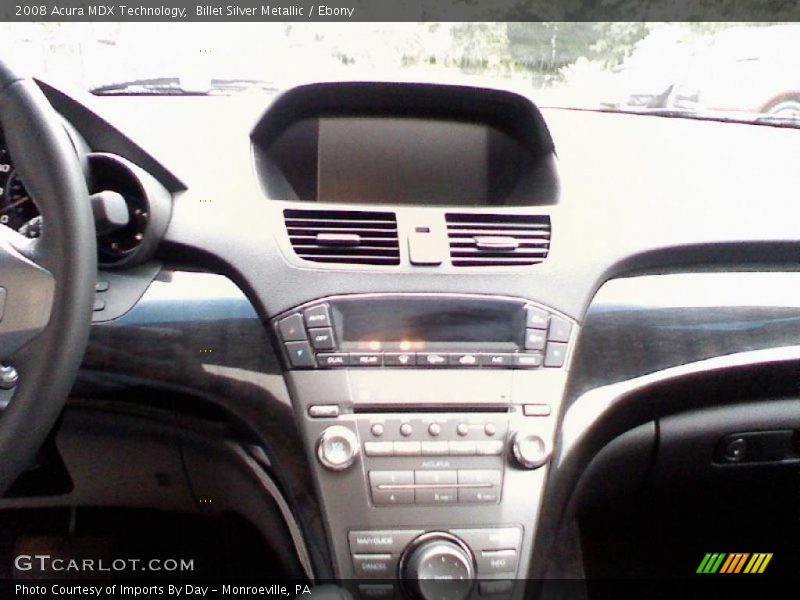 Billet Silver Metallic / Ebony 2008 Acura MDX Technology