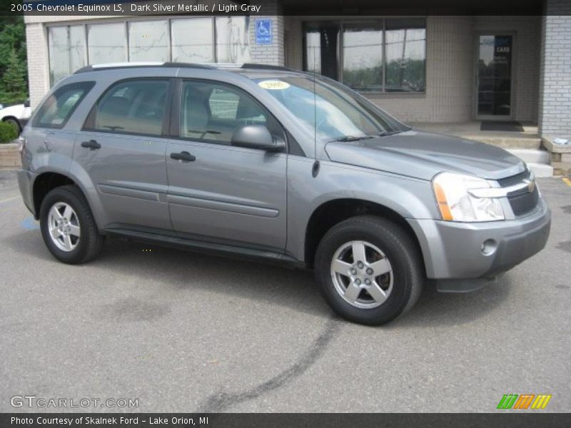 Dark Silver Metallic / Light Gray 2005 Chevrolet Equinox LS