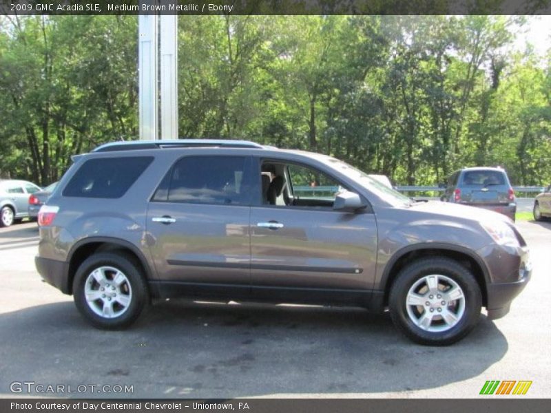 Medium Brown Metallic / Ebony 2009 GMC Acadia SLE
