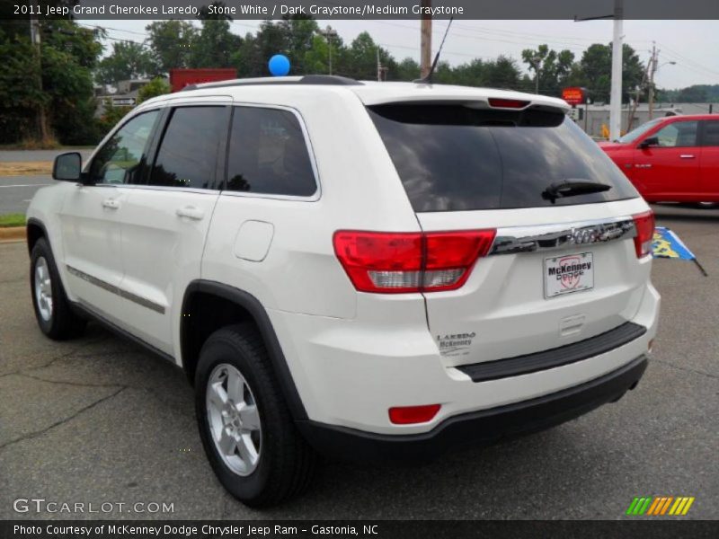 Stone White / Dark Graystone/Medium Graystone 2011 Jeep Grand Cherokee Laredo