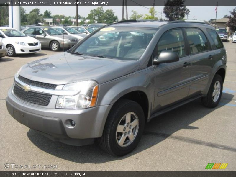 Dark Silver Metallic / Light Gray 2005 Chevrolet Equinox LS