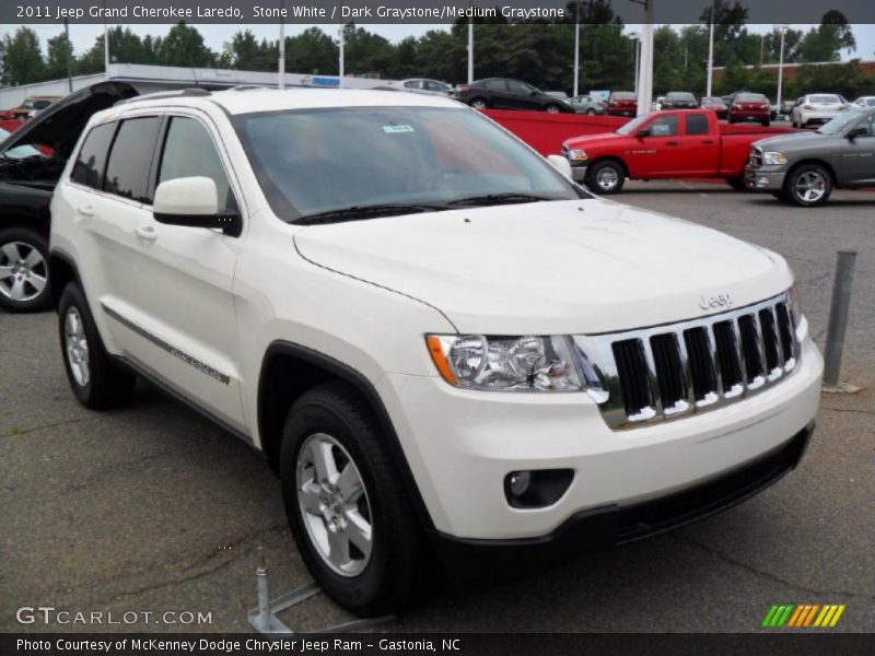 Stone White / Dark Graystone/Medium Graystone 2011 Jeep Grand Cherokee Laredo