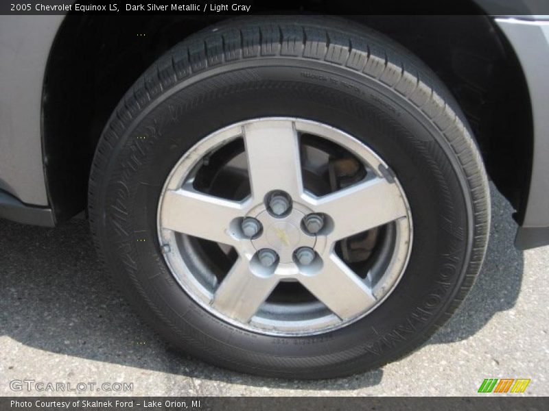 Dark Silver Metallic / Light Gray 2005 Chevrolet Equinox LS