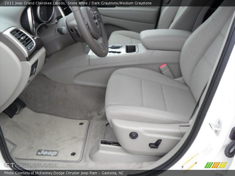 Stone White / Dark Graystone/Medium Graystone 2011 Jeep Grand Cherokee Laredo