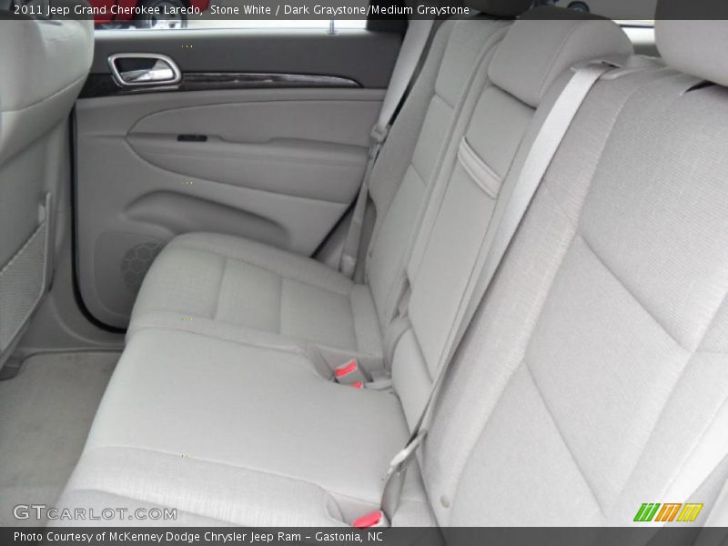Stone White / Dark Graystone/Medium Graystone 2011 Jeep Grand Cherokee Laredo