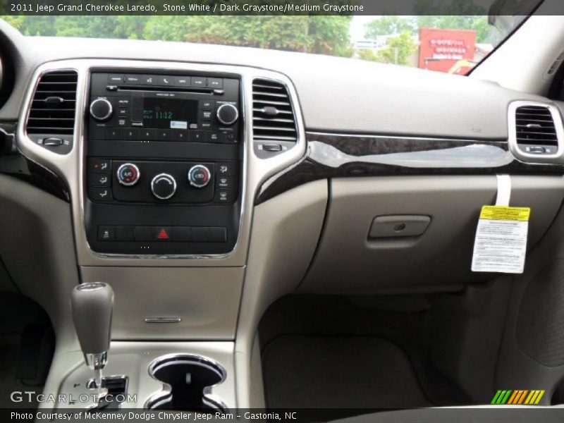 Stone White / Dark Graystone/Medium Graystone 2011 Jeep Grand Cherokee Laredo