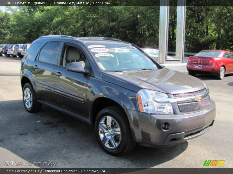 Granite Gray Metallic / Light Gray 2008 Chevrolet Equinox LT