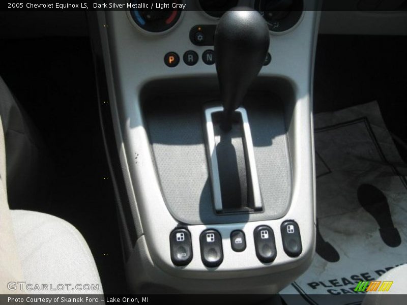 Dark Silver Metallic / Light Gray 2005 Chevrolet Equinox LS