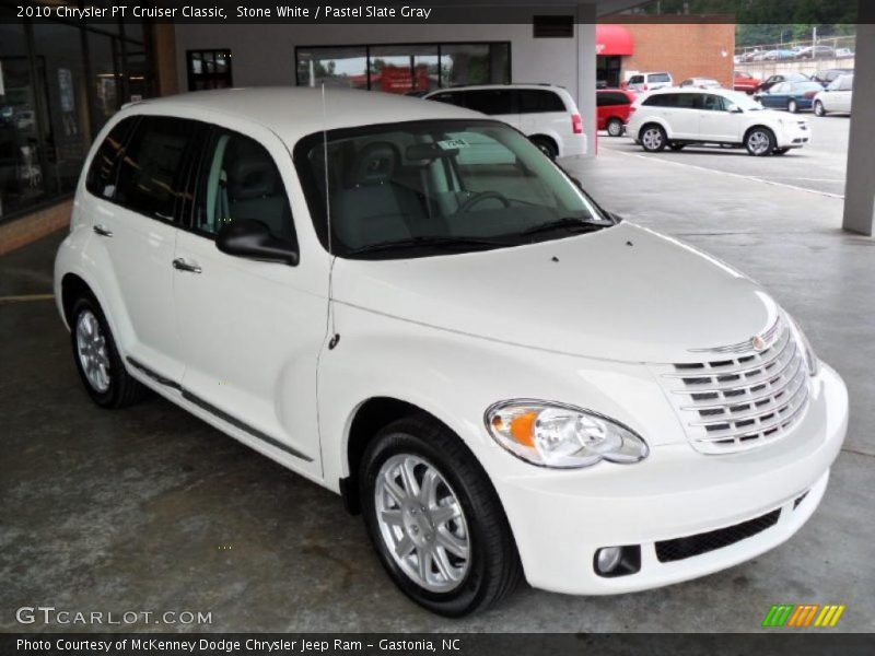 Stone White / Pastel Slate Gray 2010 Chrysler PT Cruiser Classic