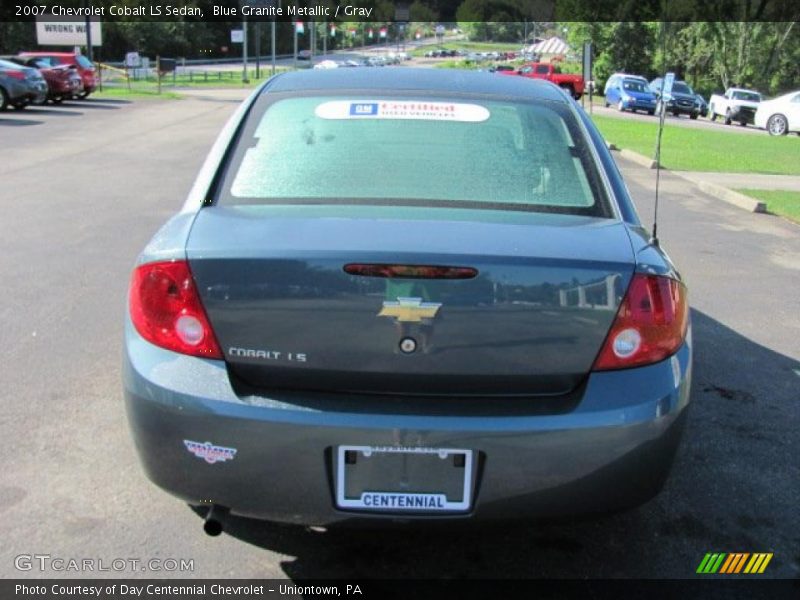 Blue Granite Metallic / Gray 2007 Chevrolet Cobalt LS Sedan