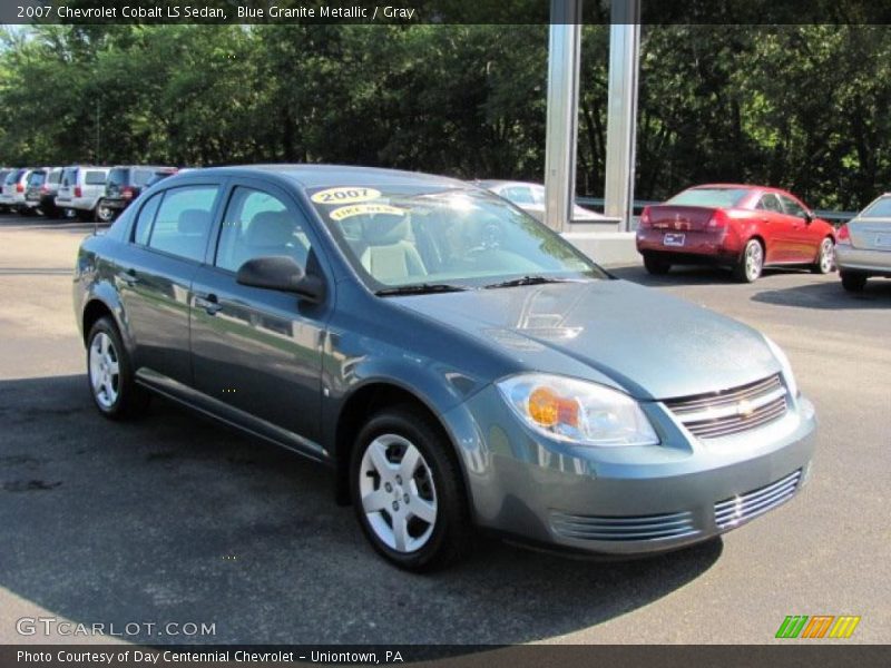 Blue Granite Metallic / Gray 2007 Chevrolet Cobalt LS Sedan