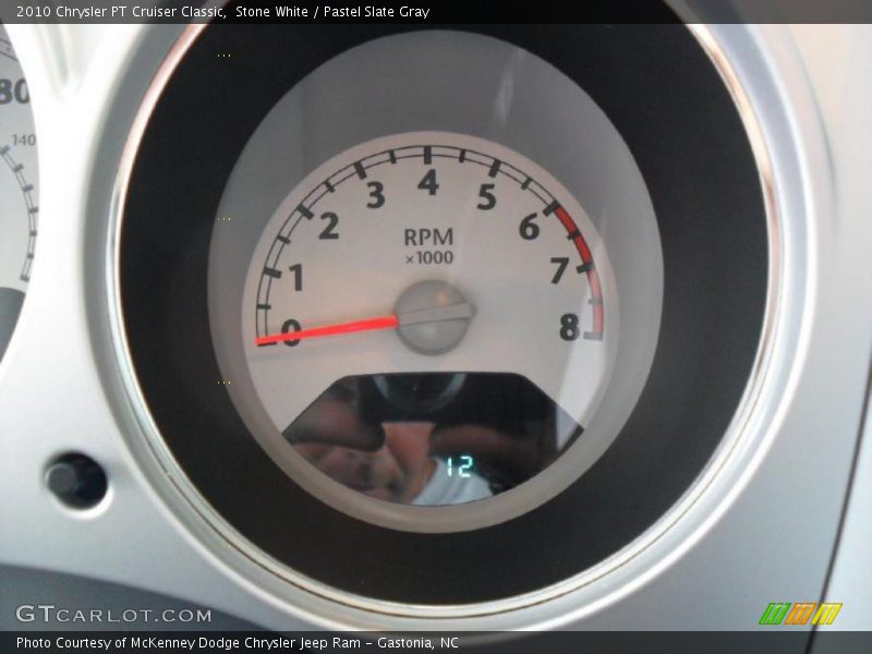 Stone White / Pastel Slate Gray 2010 Chrysler PT Cruiser Classic