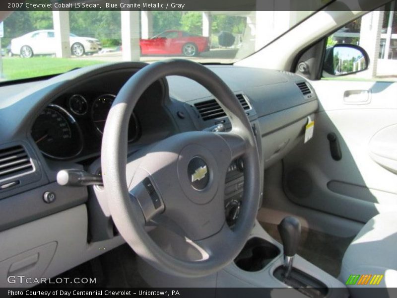 Blue Granite Metallic / Gray 2007 Chevrolet Cobalt LS Sedan
