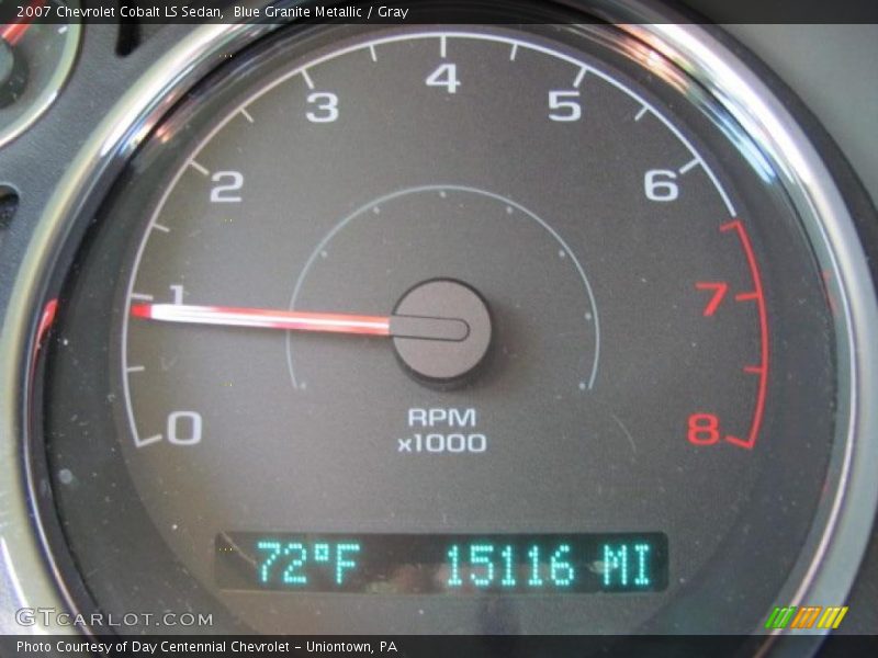 Blue Granite Metallic / Gray 2007 Chevrolet Cobalt LS Sedan