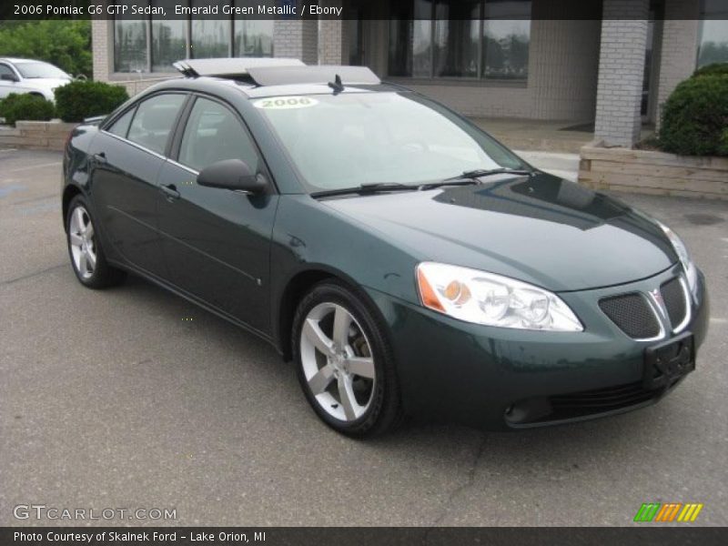 Emerald Green Metallic / Ebony 2006 Pontiac G6 GTP Sedan