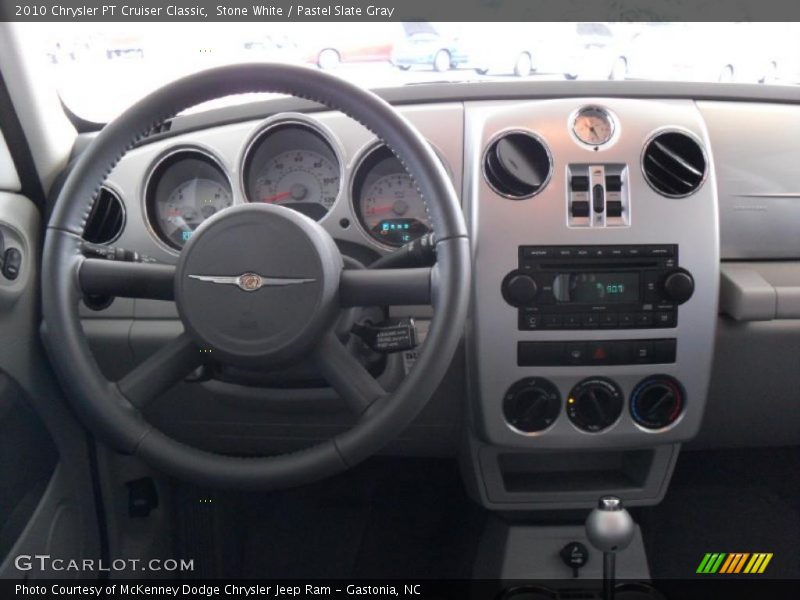 Stone White / Pastel Slate Gray 2010 Chrysler PT Cruiser Classic