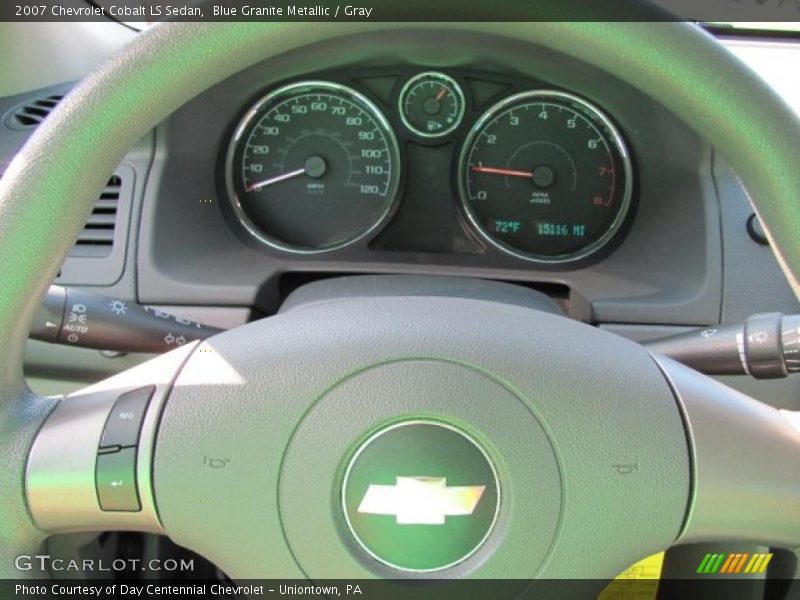 Blue Granite Metallic / Gray 2007 Chevrolet Cobalt LS Sedan