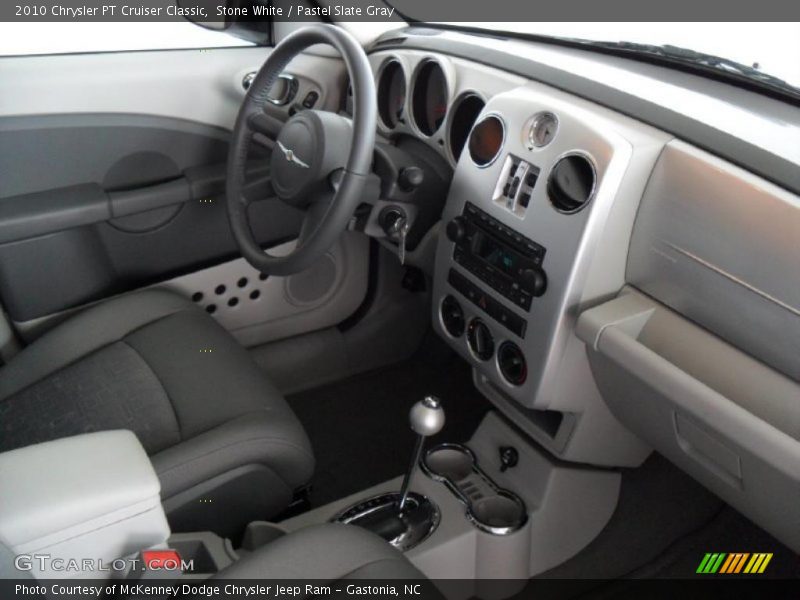 Stone White / Pastel Slate Gray 2010 Chrysler PT Cruiser Classic