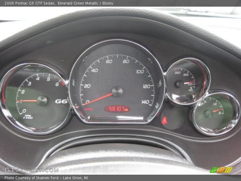 Emerald Green Metallic / Ebony 2006 Pontiac G6 GTP Sedan