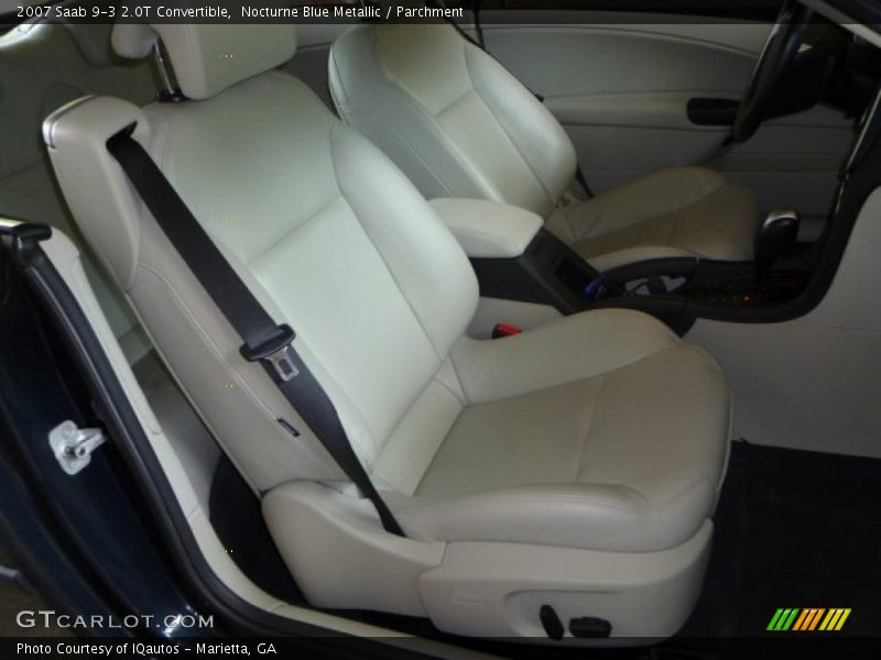 Nocturne Blue Metallic / Parchment 2007 Saab 9-3 2.0T Convertible
