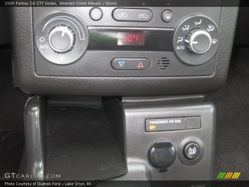 Emerald Green Metallic / Ebony 2006 Pontiac G6 GTP Sedan